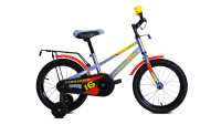 Велосипед Forward Meteor 16 серый\желтый (2021) 
