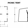 Шатер универсальный Trek Planet Picnic Tent серый/темно-серый - Шатер универсальный Trek Planet Picnic Tent серый/темно-серый