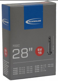 Велокамера 28"/700 Schwalbe SV15 28х0.7-1.00 18/28-622/630 IB 40mm (05-10427343) Велокамера 28"/700 Schwalbe SV15 28х0.7-1.00 18/28-622/630 IB 40mm (05-10427343)