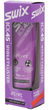 Клистер Swix KX45 violet klister со скребком (KX45)