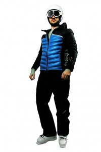 Горнолыжные штаны Vist FLAME FULL ZIP UNISEX INS.SKI PANTS Black 999999