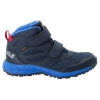 Ботинки Jack Wolfskin Woodland Texapore Mid Vc K Dark Blue / Red (2022)