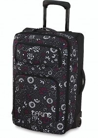 Дорожная сумка Dakine Womens Overhead 42L Jasmine (чёрный с цветочным орнаментом)