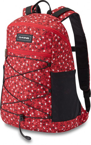 Городской рюкзак Dakine Wndr Pack 18L Crimson Rose (красный в цветочек) 