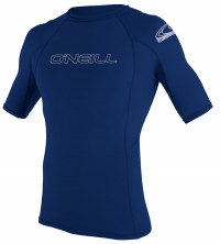 Гидромайка мужская короткий рукав O'Neill Basic Skins S/S Rash Guard Navy S21 (3341 016)