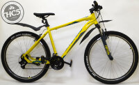 Велосипед Forward Apache 27,5 1.2 желтый\зеленый (19 рама, демо-товар в идеальном состоянии)