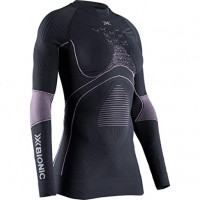 Футболка X-Bionic Energy Accumulator 4.0 Shirt Round Neck LG SL WMN charcoal/magnolia G024