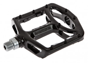 Педали WELLGO MG-1_BLK, BMX, MG-1, магниевый корпус, промышленный подшипник. ось cr-mo, съемные шипы, черный 