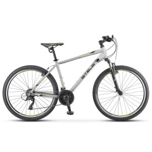 Велосипед Stels Navigator-590 V 26&quot; K010 (м) серый/салатовый рама: 16&quot; (2025) 