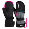 Варежки горнолыжные REUSCH Flash Gore-Tex Junior Mitten Black/Black Melange/Pink Glo - Варежки горнолыжные REUSCH Flash Gore-Tex Junior Mitten Black/Black Melange/Pink Glo