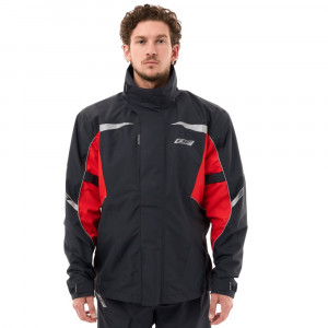 Куртка-дождевик Dragonfly Evo Man black/red (мембрана) 