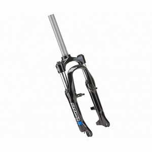 Вилка STELS SF13-XCT JR P-20 SUNTOUR 20&quot; 1-1/8&quot; аморт. безрезьб. V-обр.торм., алюм. чёрная, шток 190 мм 