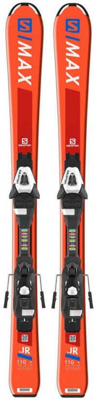 Горные лыжи Salomon E S/Max JR XS + крепления C5 (2019)
