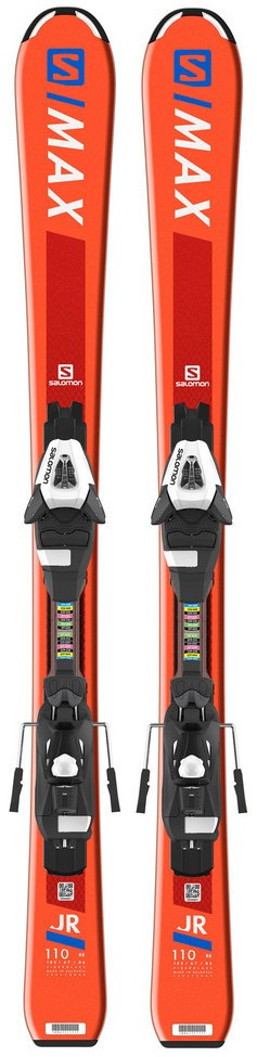 Горные лыжи Salomon E S/Max JR XS + крепления C5 (2019) 