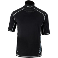 Термо-футболка Bauer PREMIUM SS INTEGRATED NECK TOP Black YTH (1034508)