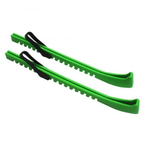 Чехлы для хоккейных и фигурных коньков пластиковые WELL HOCKEY Blade Guards Neon Green 