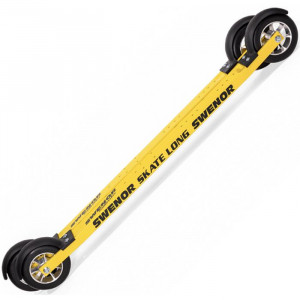 Лыжероллеры Коньковые Swenor Skate Long 630 мм. (№ 3/медленные) желтые/черные 