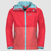 Куртка Jack Wolfskin RAINY DAYS KIDS Tulip Red (2021)