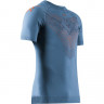 Футболка мужская X-Bionic Twyce Run Shirt SS Men mineral blue/orange A014 - Футболка мужская X-Bionic Twyce Run Shirt SS Men mineral blue/orange A014