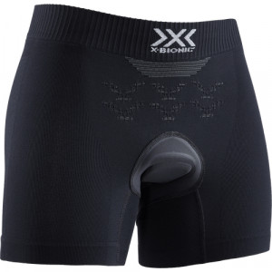 Велотрусы женские X-Bionic Energizer MK3 LT Boxer Shorts Padded Opal Black/Arctic White 