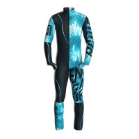 Спусковой комбинезон с защитой Energiapura Fluid Turquoise Thermic JR флис (2024)
