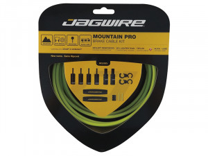 Тросы тормозные комплект JAGWIRE Mountain Pro Brake, зеленый 