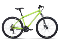 Велосипед Forward SPORTING 27,5 2.0 D ярко-зеленый/серебристый 17" (2022)