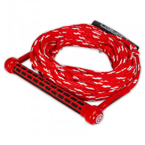 Фал с рукояткой для слалома учебный O'Brien 1-Section Deep-V Ski 12" red/black S26 (2214534) 