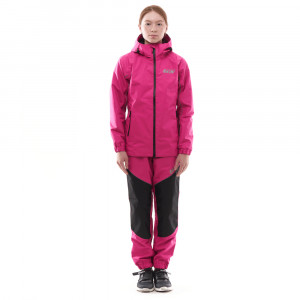 Детский комплект дождевой Dragonfly Evo Kids (куртка, брюки) (мембрана) pink 