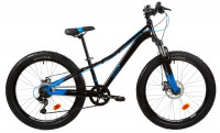 Велосипед Novatrack Dozer 6.D 24" синий рама 12" (2021)