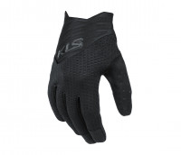 Перчатки KLS Cutout long black XL. Лёгкие вентилируемые перчатки, ладонь из перфорированной искусственной кожи, позволяют оперировать смартфоном