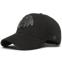 Бейсболка Atributika&Club NHL Chicago Blackhawks черная (55-58 см) 31601