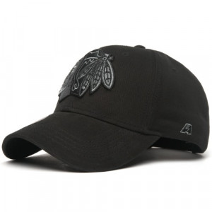 Бейсболка Atributika&amp;Club NHL Chicago Blackhawks черная (55-58 см) 31601 
