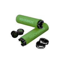 Грипсы ROCKBROS BT1001 RB_BT1001GNBK с замком, зеленый/черный Грипсы ROCKBROS BT1001 RB_BT1001GNBK с замком, зеленый/черный