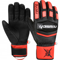 Перчатки Reusch Worldcup Warrior GS Junior black/fluo red