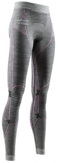 Женские штаны X-Bionic Apani 4.0 Merino Pants Women black/grey/magnolia B343
