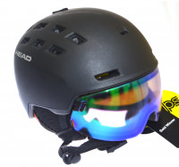 Шлем с визором Head Radar 5K Photo Mips Black (2022, M/L (56-59 см), под ремонт)