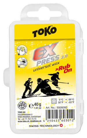 Экспресс смазка TOKO Express Rub On (0°С -30°С) 40 г. 