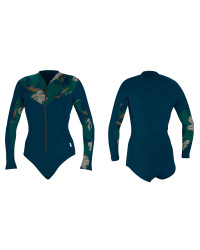 Гидрокостюм лайкра женский без ног длинный рукав O'Neill WMS FRONT-ZIP L/S SURF SUIT 5408S GH8