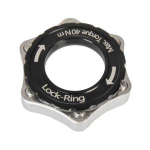 Торм. диск/ адаптер M-WAVE 5-361121 переходник с C-LOCK втулки на 6 болт. диск блистер, черный 