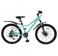 Велосипед Avenger C241DW 24" бирюзовый/серебристый рама: 13" (2026)