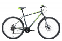 Велосипед Black One Onix 29 D Alloy чёрный/серый/зелёный (2019)