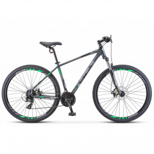 Велосипед Stels Navigator-930 MD 29&quot; V010 (м) антрацитовый/зеленый рама: 18.5&quot; (2025) 