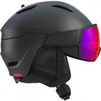 Шлем Salomon DRIVER Black/Red Accent/SOLAR (2022)
