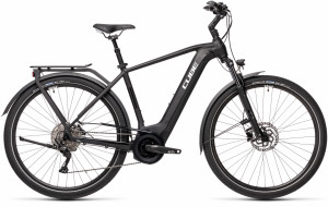 Электровелосипед Cube Touring Hybrid Pro 500 500 black´n´white Trapeze (2021) 