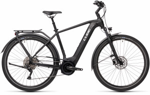 Электровелосипед CUBE TOURING HYBRID PRO 500 black´n´white Trapeze (2021) 