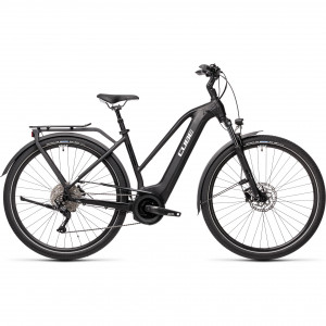 Электровелосипед Cube Touring Hybrid Pro 500 500 black´n´white Trapeze (2021) 