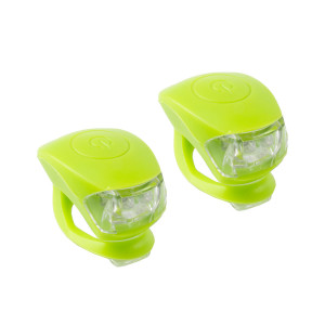 Фонарики M-WAVE 5-220635 COBRA IV перед. 2д/3ф+зад.2д/3ф 24г с батар. зеленый корпус (20) 