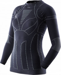 Термофутболка X-Bionic Moto Energizer Shirt LG SL Round Neck Women black/anthracite