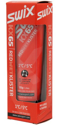 Клистер Swix KX65 red klister со скребком (KX65) 